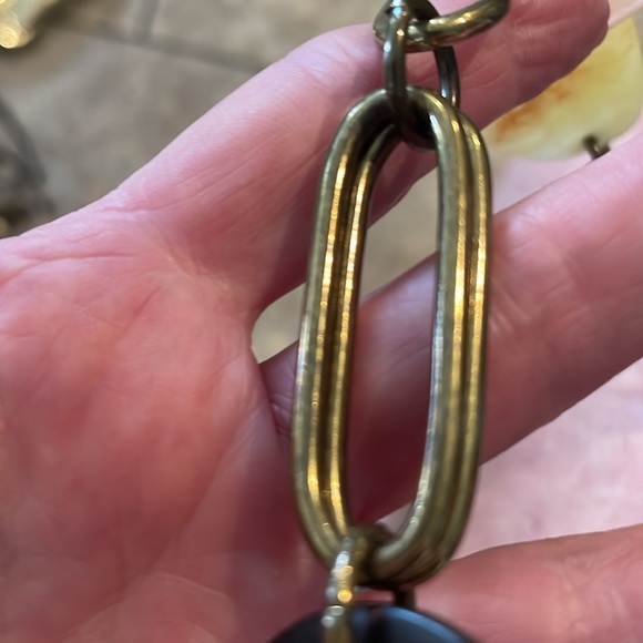Vintage RARE ! Faux Tortoise Chain Belt